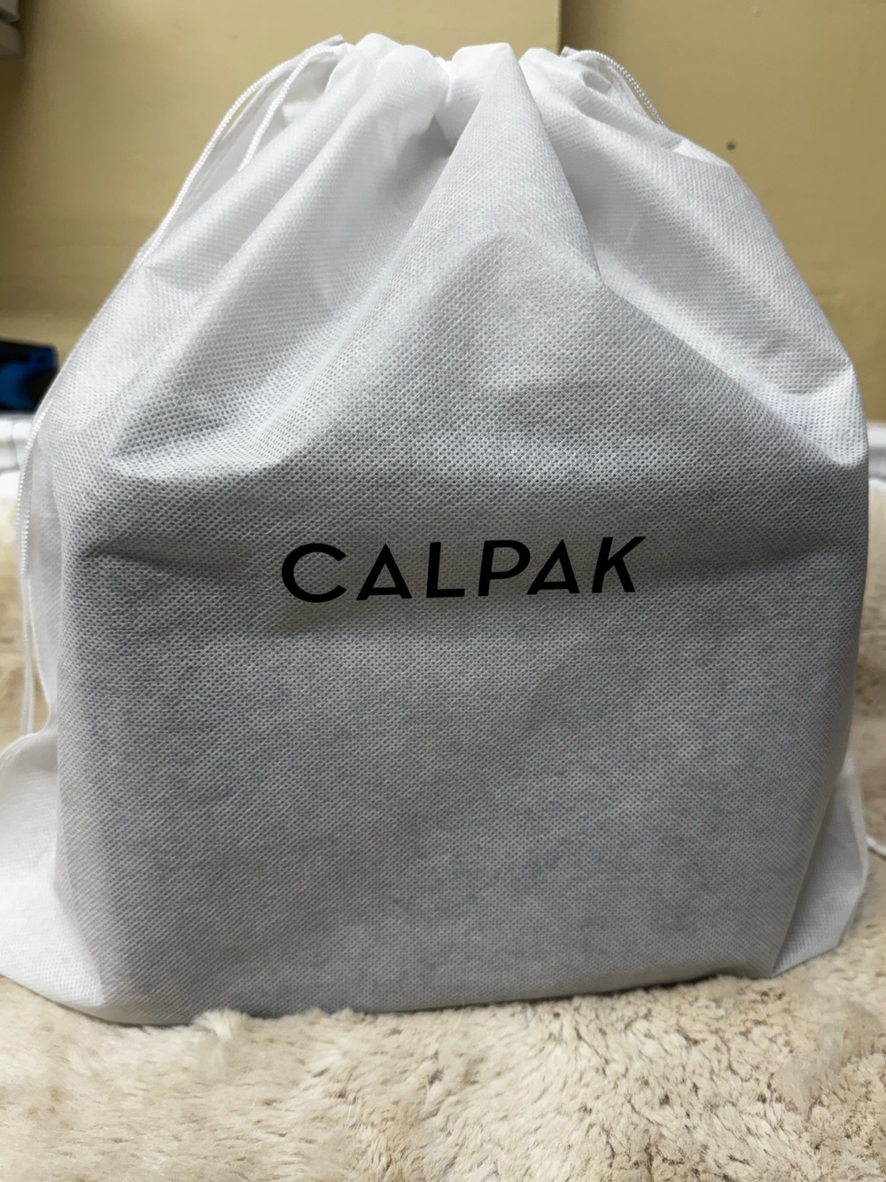 NWT CALPAK Medium Clear Cosmetics Case Mushroom brown Travel Organizer, Anthro - Picture 8 of 9